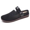 Women Knitted Half Slippers Breathable Mesh Casual Slides Comfortable Lightweight Slip-on Mules