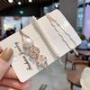 Korean Pearl Gravel Hairpin Set: Sweet Dongdaemun Style Headdress for Women