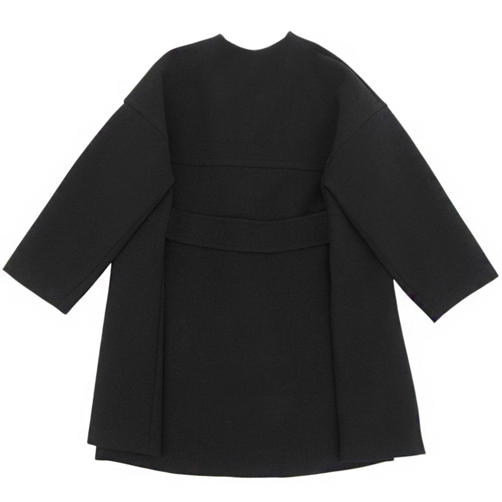 LE PHIL Excellent Condition Collarless Bonded Coat, Women's, Black, Item Number 1, Item Number 534-0252007 Coat 1 blackUsed