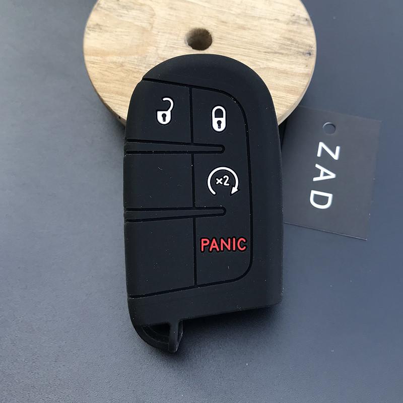 ZAD Silicone Case Shell Colorful Cover Case Silicone Gel Case For JEEP for Chrysler Dodge Auto Remote Control Car styliny Key