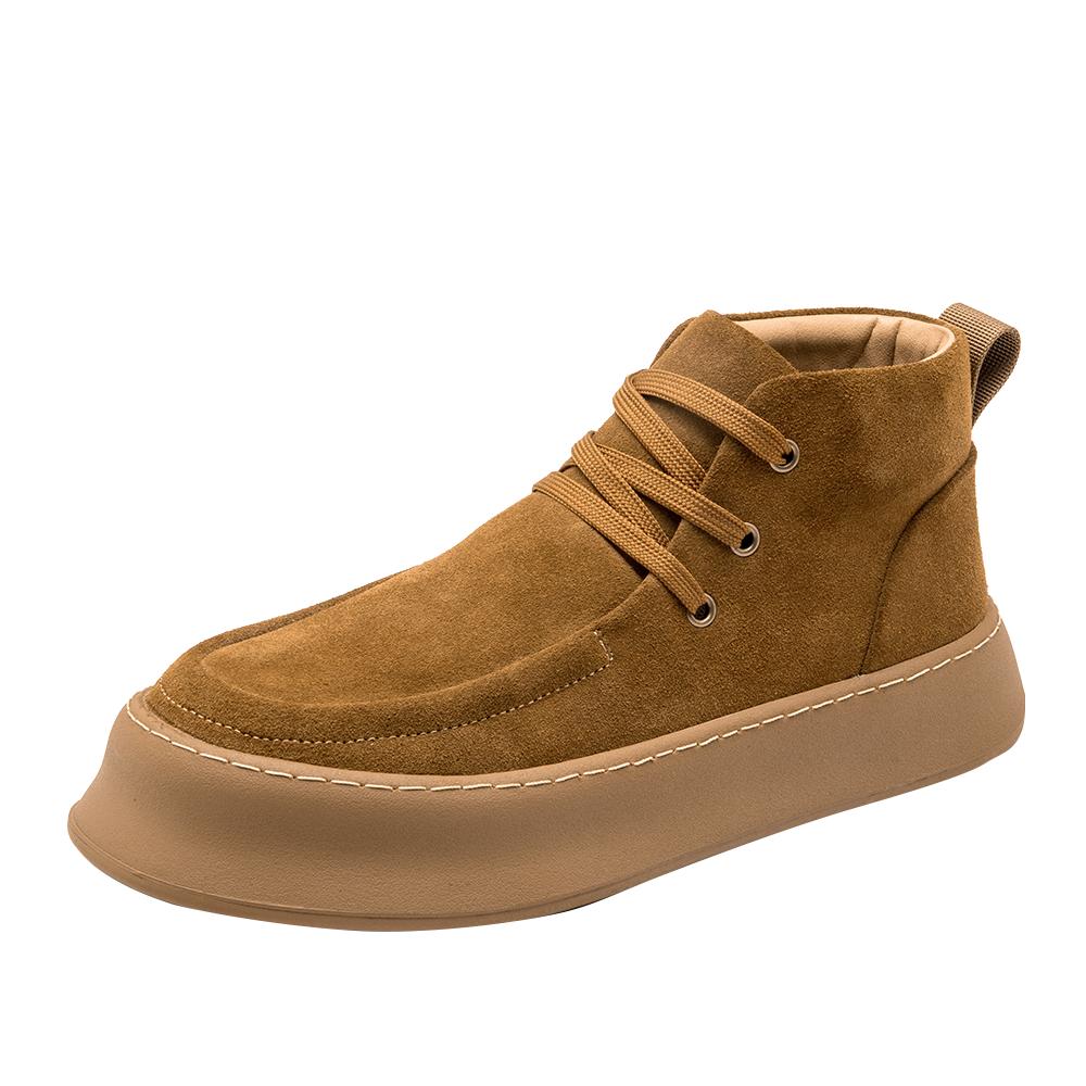 

Осень-зима, хит продаж, мужские ботильоны, подошва ручной работы, удобная мужская деловая повседневная обувь, повседневные оксфордские туфли для офиса 44 коричневый