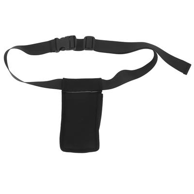 Massage Oil Waist Bag Waterproof Black Adjusted Massage Lotion Waist Bag for Spa Salon