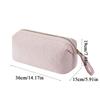 Portable Solid Color Storage Organizer Quilted Large Capacity Makeup Bags Pen Bags Travel