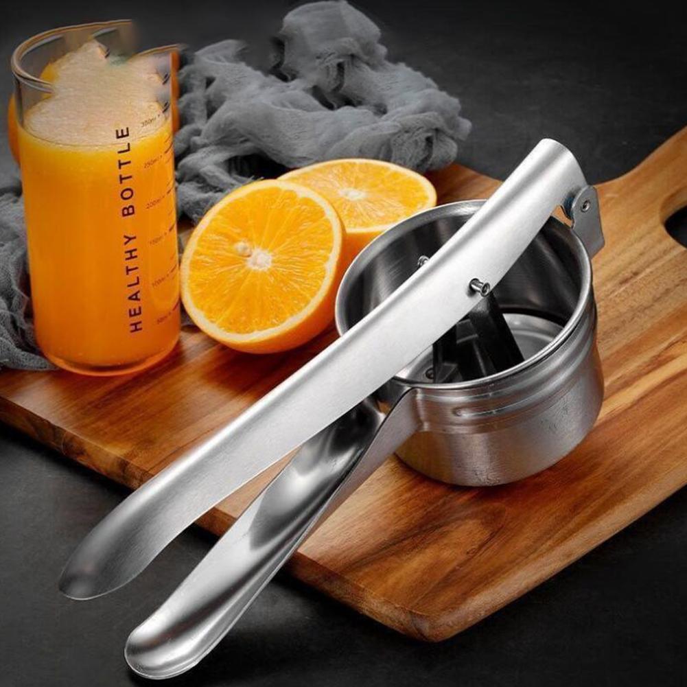Potato Ricer with Ergonomic Handle Heavy Duty Potato Ricer Stainless Steel Vegetable Fruit Ricer for Mashed Potatoes