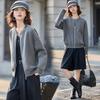 Autumn new fashion bead embroidery decorative short coat women