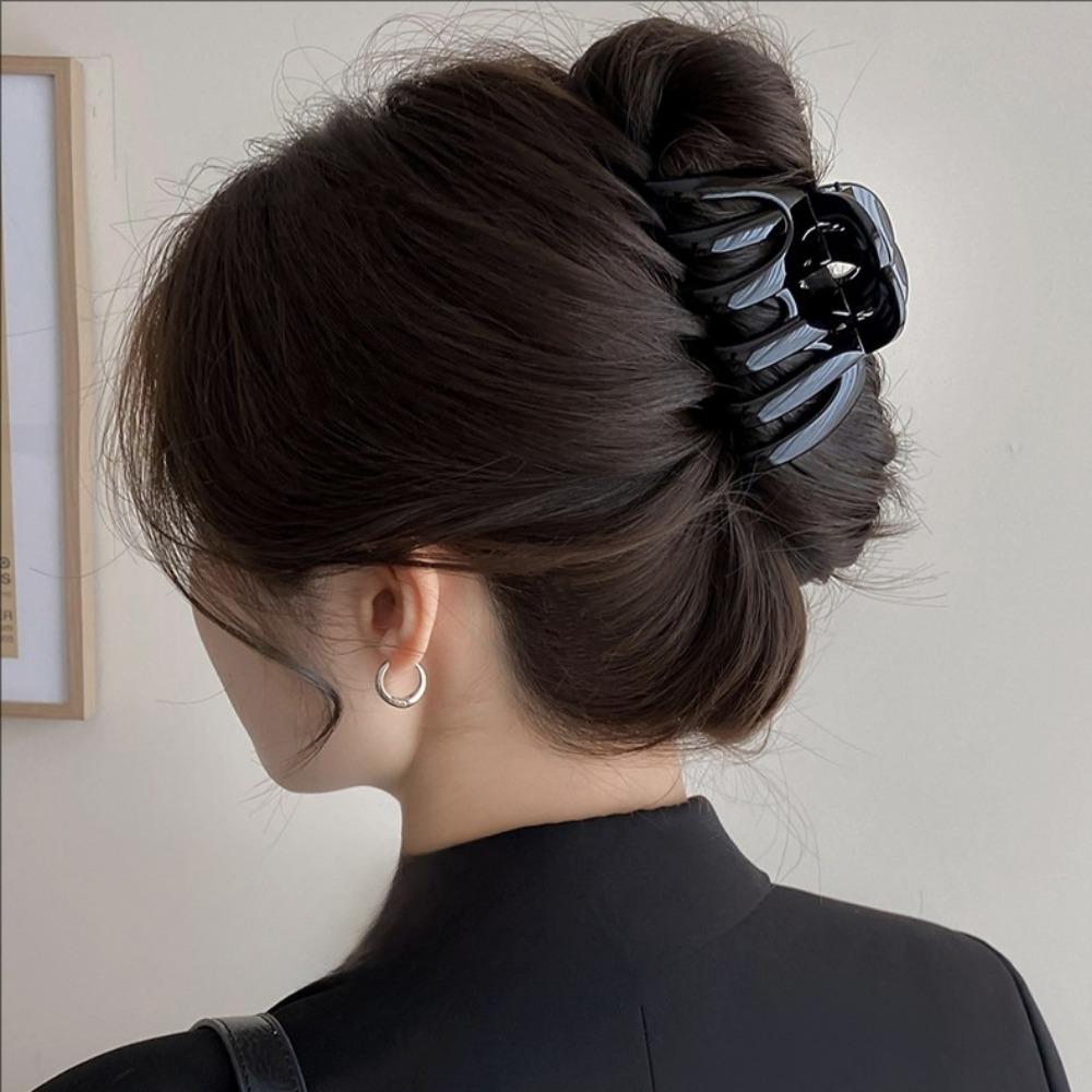 Nydesignede hårklemmer med toppkvalitets gresskarform, søtt ornament for kvinner - Rikelig og langt hår Hodeplagg Tilbehør