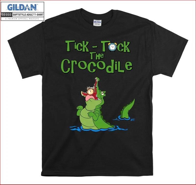 Peter Pan Tick Tock The Crocodile Unisex TShirt Black S