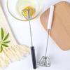 Ergonomischer Hand-Eierschläger für mühelose Backvorbereitungen Stahl-Schneebesen Klingen-Rotationsmechanismus Sahne-Mischwerkzeug