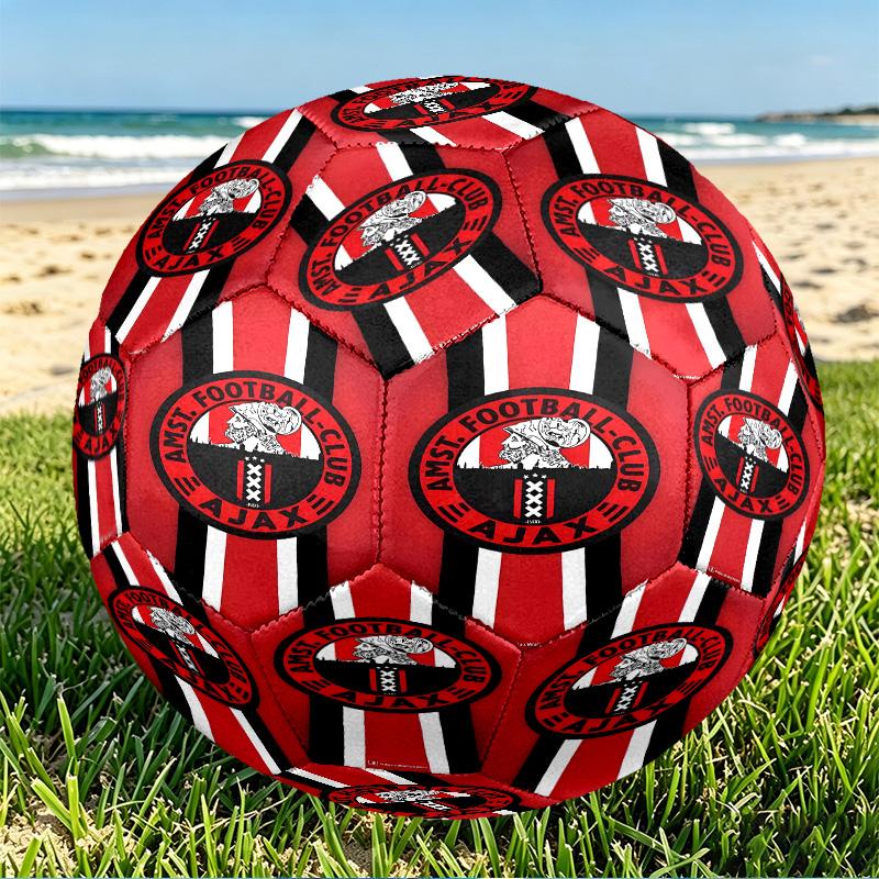 Ajax Print Size 5 Soccer Ball, PU Wear Resistant Football for Match Training and Daily Practice, Birthday Gift for Soccer Fans