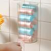 Wall Paper Towel Dispenser Clear Waterproof Hand Towel Holder Box for Kitchen Toilet Bathroom