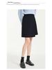 2025 Autumn/Winter Women's Luxury Deep Gray Irregular Slimming Hip-Wrap Short Skirt