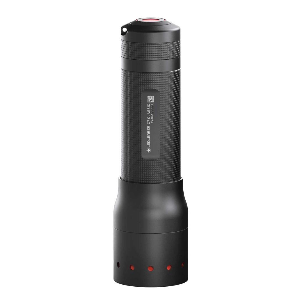 Ledlenser C7 Classic Reissue Handheld Alkaline 450 Focus Warranty with Product Sold by the Trusted German Ledlenser Flashlight, Battery-Powered,