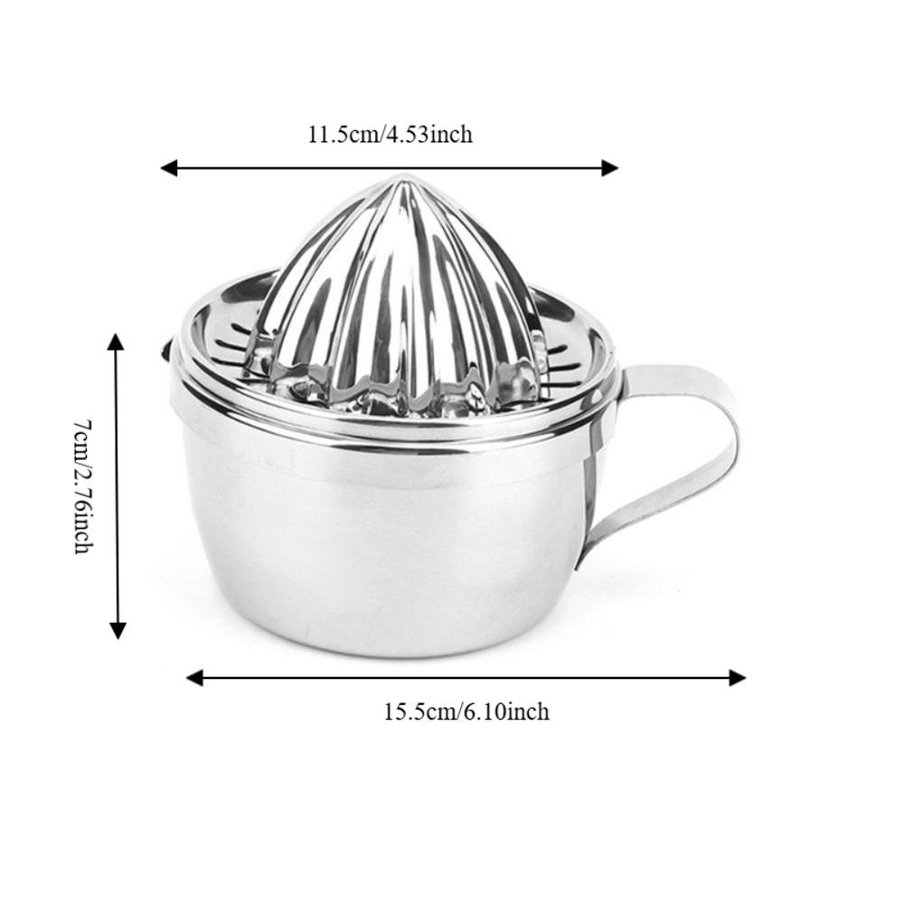 304 Stainless Steel Orange Juice Squeezer Handheld Hand Juicer Citrus Juicer  Kitchen and Dining