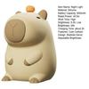 MIT Capybara Night Light Cute Cartoon USB Rechargeable LED Lamp Newborn Bedside Touch Light Christmas Stuffer for Toddler Bedroom Decor