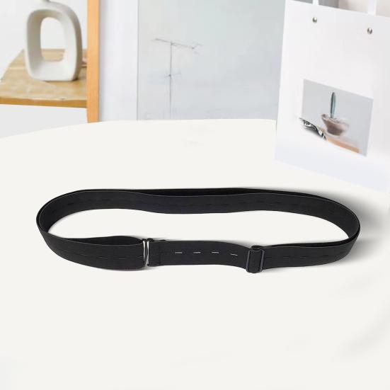 Elastic Shirt Belt Men Women Multi Holes Adjustable Length Belt Shirt Stay Strap Unisex Shirt Fastener Garment Accessories