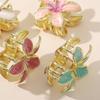 1/3Pcs Hair Accessories Hawaiian Flower Clips Alloy Lily Flower Hair Claws  Hairstyles