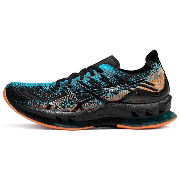 

new Asics Kinsei Blast Black Island Blue 42