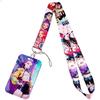Lanyard con Ciondolo Gruppo Ragazze Demoni Kpop Portachiavi per Auto Portatessere Fan Kpop Portachiavi per Cellulare Portabadge Gioielli Regalo per Fan