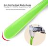 Crystal Smooth Long Handle Shoehorn - No Splinters, Pregnant Women and Elderly-Friendly, No Bending Needed, Hangable Design.