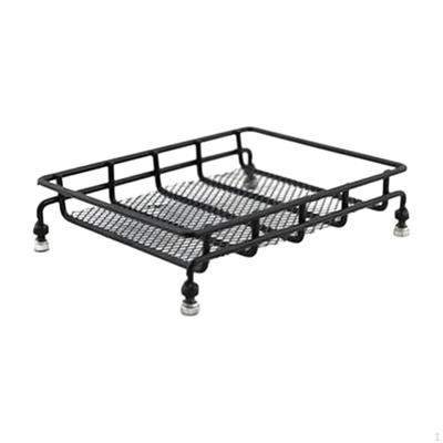 RC 1/10 Metal Roof Rack DIY Lightweight Upgrade Luggage Carrier for D90 Crawler Body Toy