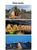 Wooden House Scenic Dining and Accommodation Tent for Resorts and Outdoor Camping