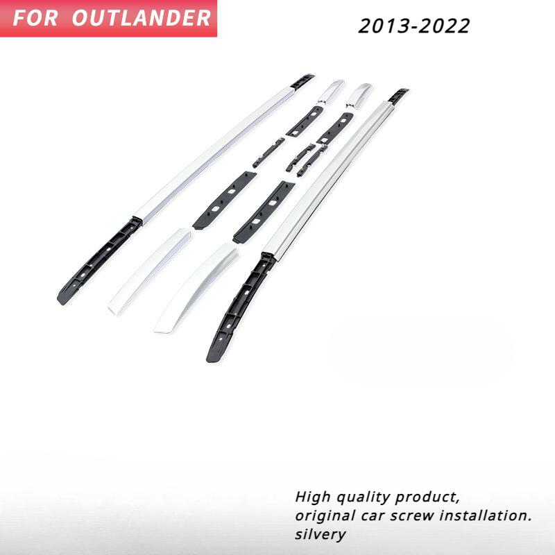 Roof Rack for Mitsubishi Outlander 2013-2024 Rails Bar Luggage Carrier Bars Top Cross Bar Rack Rail Boxes Aluminum Car Baggage