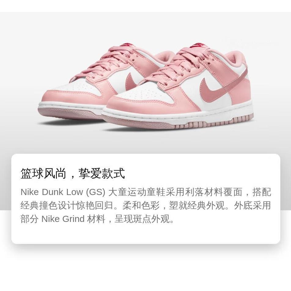 Nike Dunk Low Pink Velvet GS DO6485-600