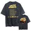 Retro Rock Arctic Monkeys Musikalbum Grafik T-Shirt Herren Vintage Washed Oversized Kurzarm T-Shirt Y2k Hip Hop Streetwear