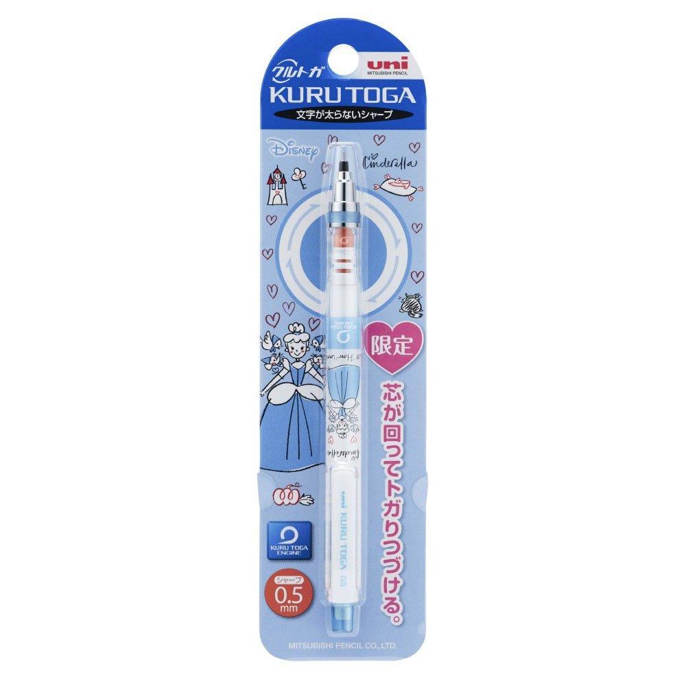 Mitsubishi Pencil Kurutoga Collection Mechanical Cinderella Heart Pencil, 0.5mm,