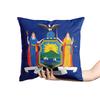 Aertemisi 18'' X 18'' New York Square Throw Pillow Cushion Covers Cases Pillowcases For Sofa 45Cm X 45Cm