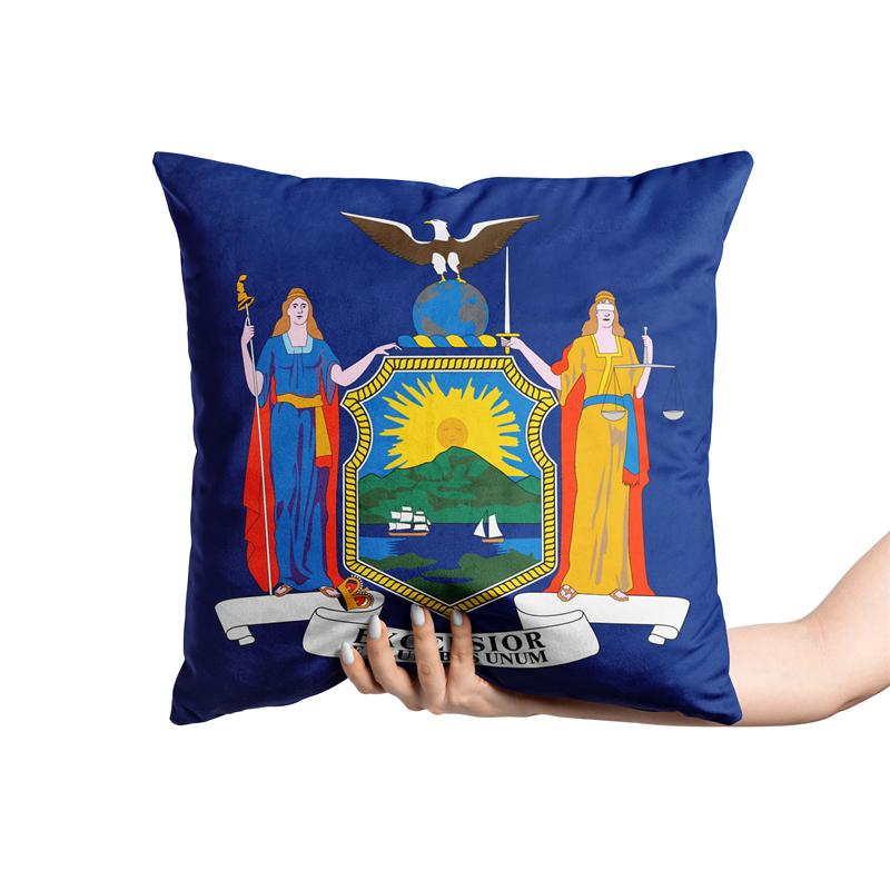 Aertemisi 18'' X 18'' New York Square Throw Pillow Cushion Covers Cases Pillowcases For Sofa 45Cm X 45Cm