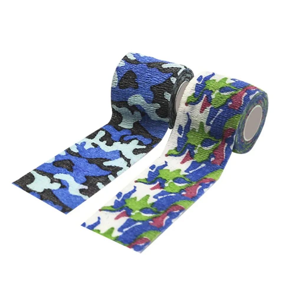 1/4,5M Buntes Sport-Wickelband für Fingergelenk Knie Bedrucktes Medizinisches Selbstklebendes Elastisches Verband First Aid
