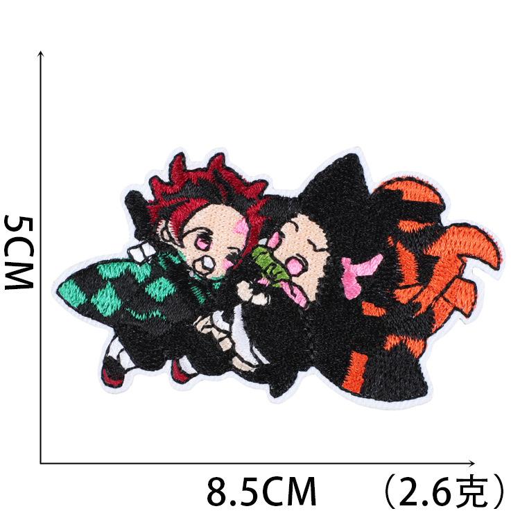 Computer Embroidery Label Cartoon Embroidery Cloth Sticker Animation Character Diy Decorative Patch Sticker Ironing Embroidery Chapter Boy