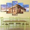 Zdjęcia na płótnie Wall Art wydruki HD Home Decor Room 5 sztuk Akropol Partenon Świątynia Budynek Krajobraz Obrazy Ramy Bez Ramki