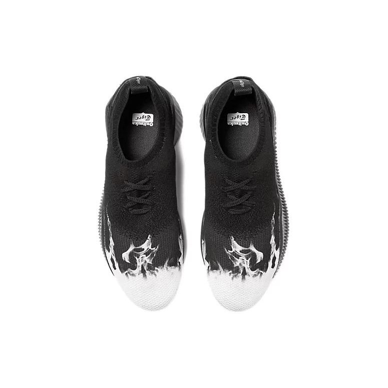 ONITSUKA TIGER Acromount Knit Flames Unisex Sneakers Black White 1183C105-001