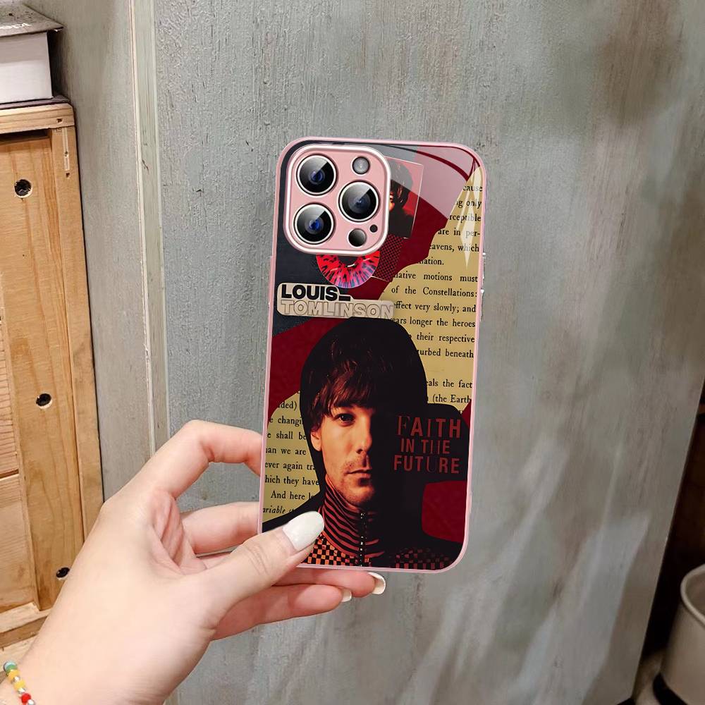 L-Luis M-Miguel Singer For IPhone 14 13 12 Mini 11 Pro XS Max X XR 14 Plus Tempered Glass Cover