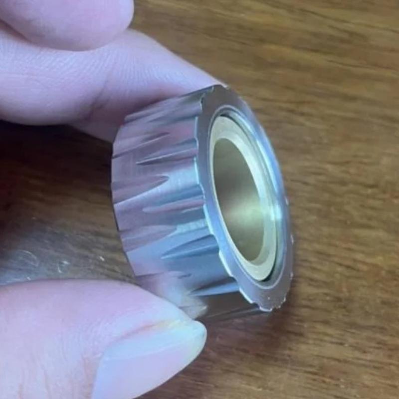 Tire Paragraph Ring Ratchet Wheel Mechanical Slider Edc Fidget Pushing Plate Flywheel Relieve Stress Relief Toy Anti Anxiety