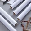 Pure White Wallpaper Self-Adhesive Waterproof Moisture-Proof Paint Kitchen Wall Stickers Cabinet Table Furniture Decoration Film