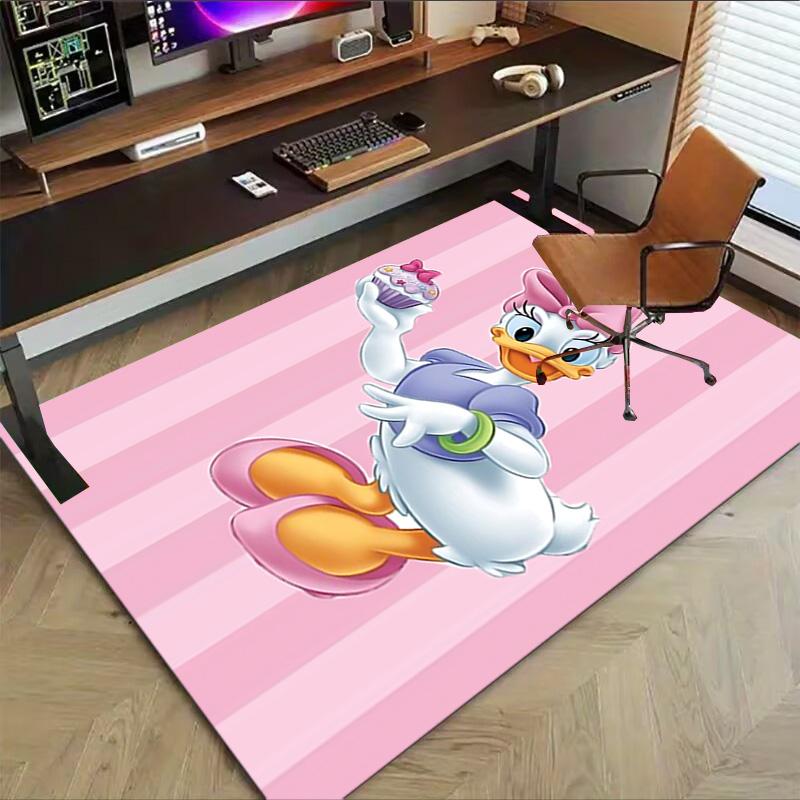 1pc Donald Duck Comic Strip Carpet for Playroom Bedroom Living Room Sofa Home Decor,kids Game Area Rug Non-slip Floor Mat Y72951