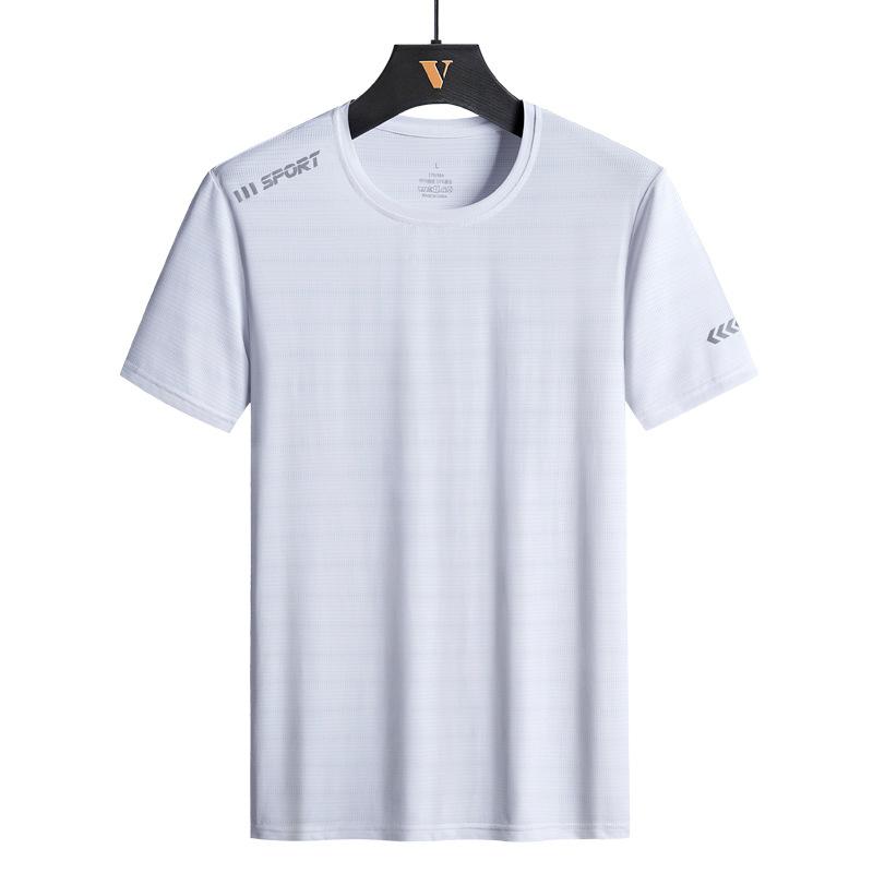 Men's Quick Dry Athletic Short Sleeves T-Shirts Moisture Wicking Running Workout Shirts Performance Stretch Summer Casual Breathable Crew Neck Top Tee