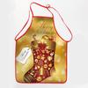 Christmas Claus Print Apron Waterproof And Stain-Resistant Household Christmas Apron