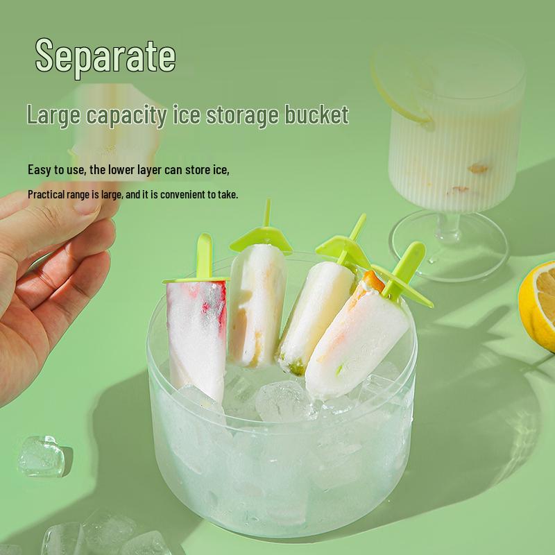 Food-Grade Popsicle & Ice Cube Molds with Lids for Homemade Ice Creams