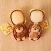 Sausage Burger Cute Dog Hamburger Nest Plush Toy Pendant Keychain Children For