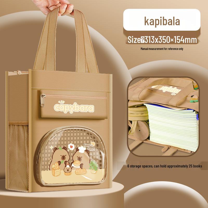 

Multi-Use Student Tutoring Handbag - Large Capacity Art & Storage Bag for Homework and Test Papers