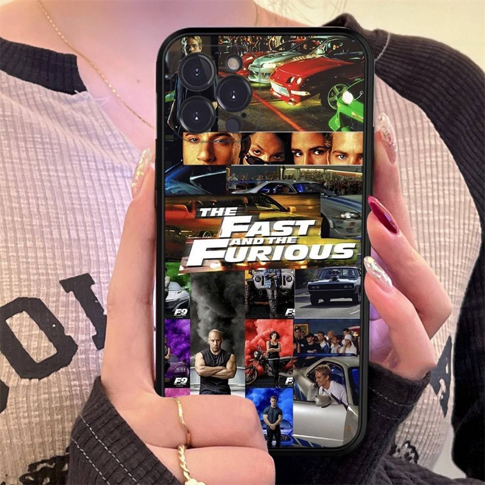 Action Movie Series Fast F-Furious Phone Case Silicone Soft For Iphone 16 15 14 13 12 11 Pro Mini XS MAX Plus X Cover