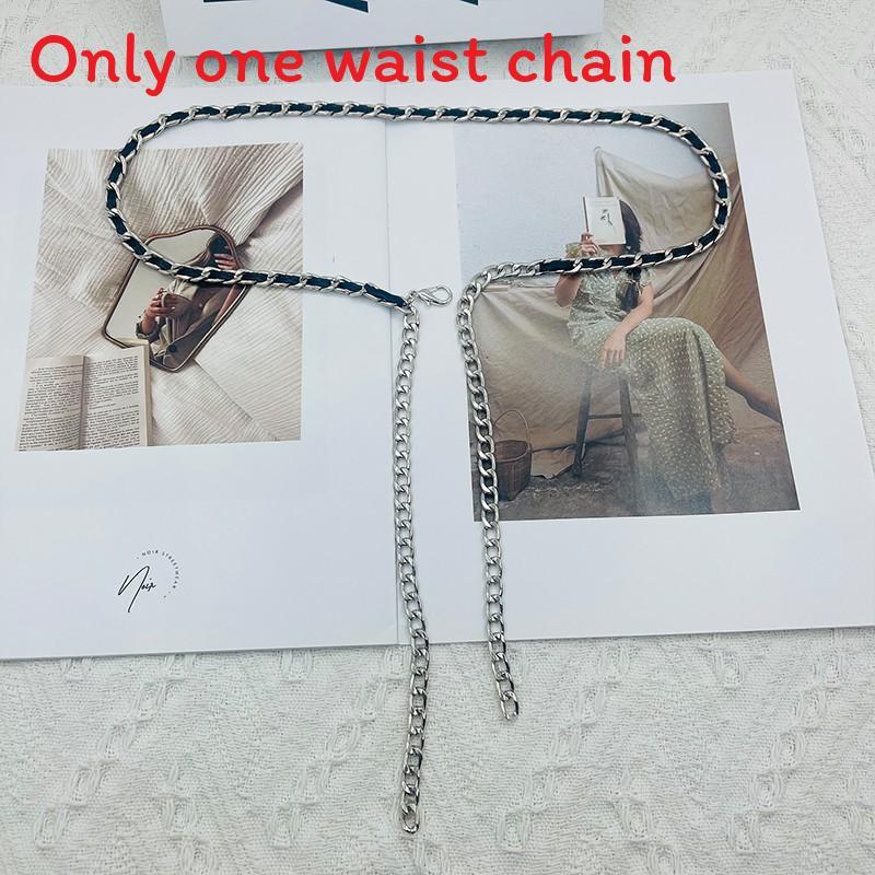 

Women Metal Waist Chain With Weaving Detail Design For Women серебряный