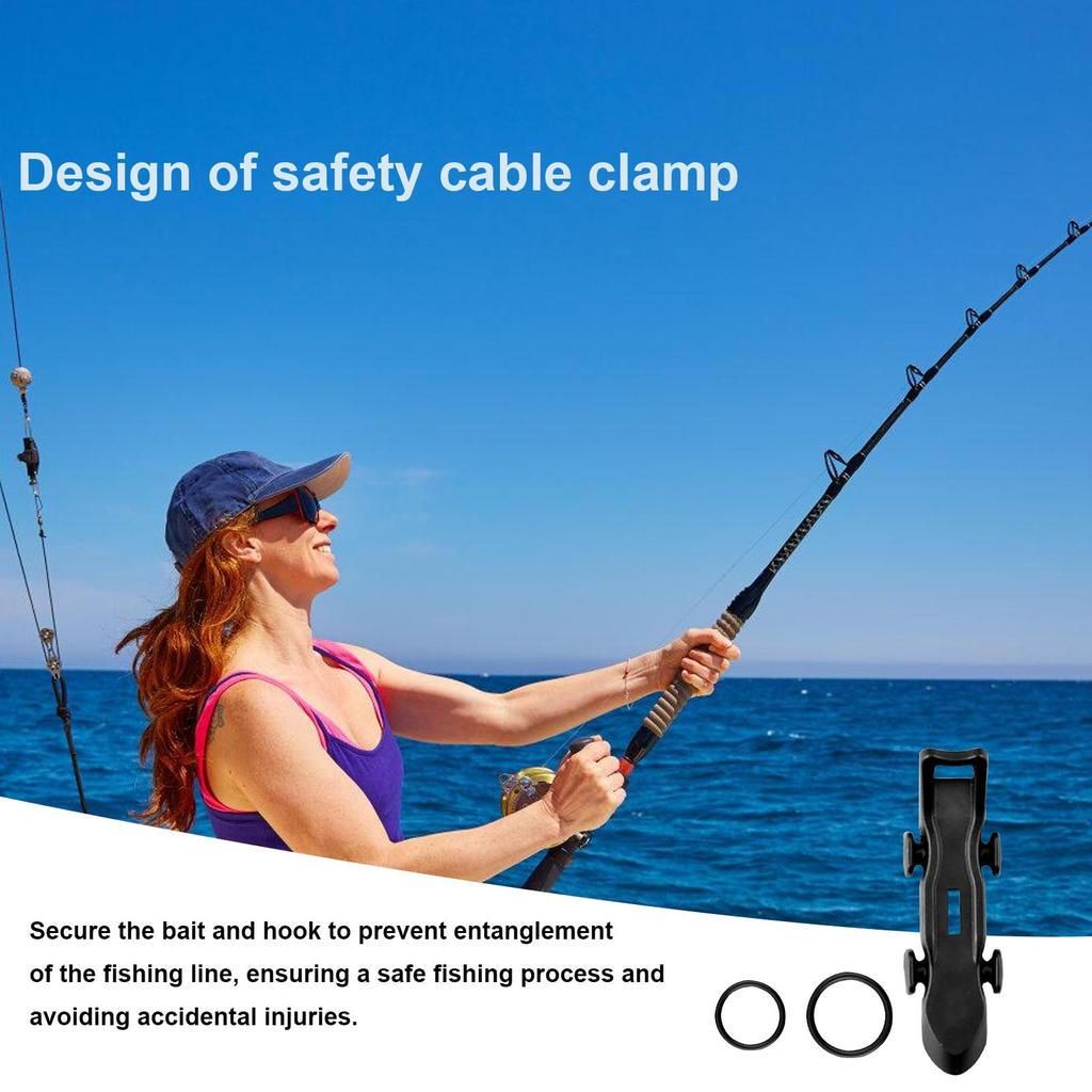 Mehrzweck Magnetischer Angelhakenhalter Halter Angelrute Köderhänger Fixierte Köder Jig-Haken Mit Gummiringen Angelzubehör