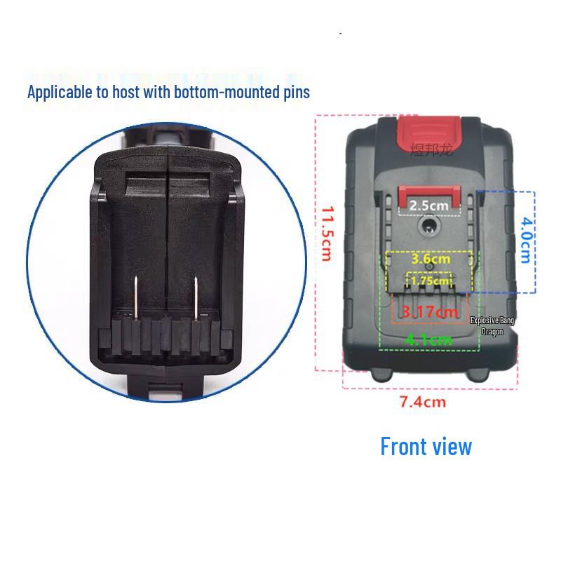Universal Handheld Electric Drill with 12V, 21V, 26V, 48VF, 88V Lithium Battery and Charger