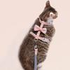 Pet Traction Rope Stylish Soft Cotton Bowknot I-shaped Pet Harness Set