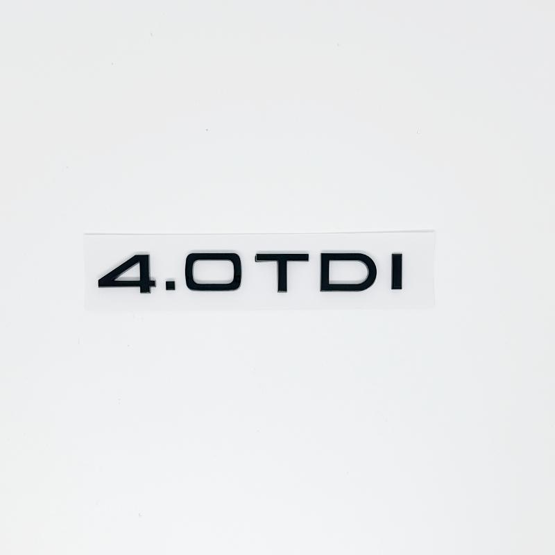 3D ABS Letters 2.0TDI 2.5TDI 3.0TDI 35TDI 40TDI 45TDI 50TDI Emblem for Audi A1 A3 A4 A5 A6 A7 A8 Q2 Q3 Q5 Q7 Car Trunk Sticker